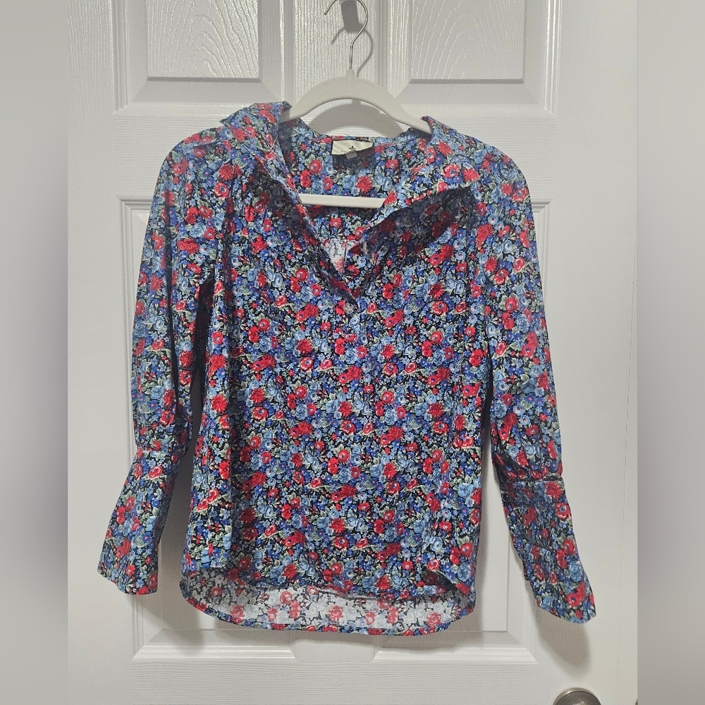 Tuckernuck Floral Blouse XS